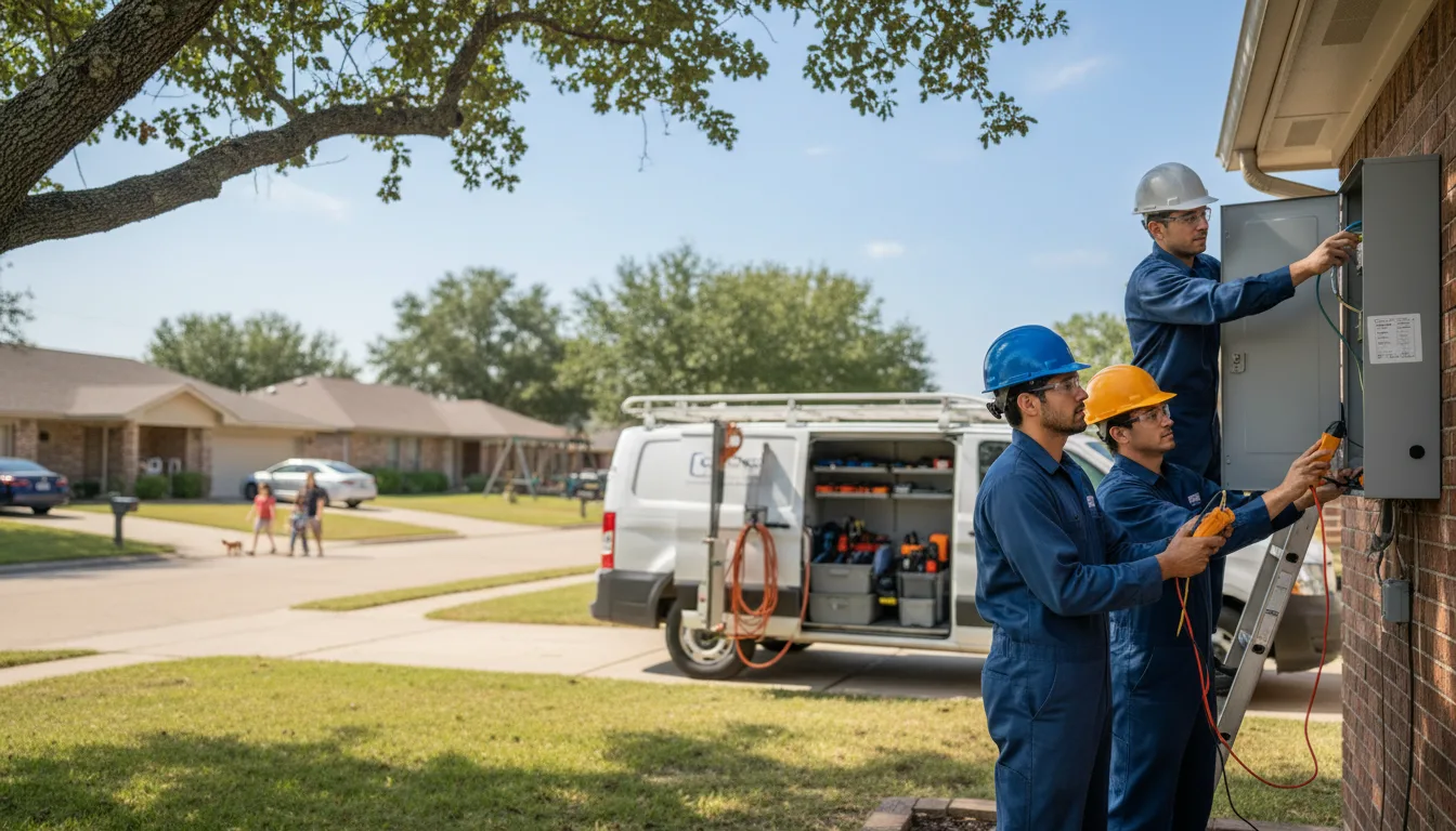 Certified electrician providing emergency electrical services in Washington Grove, MD